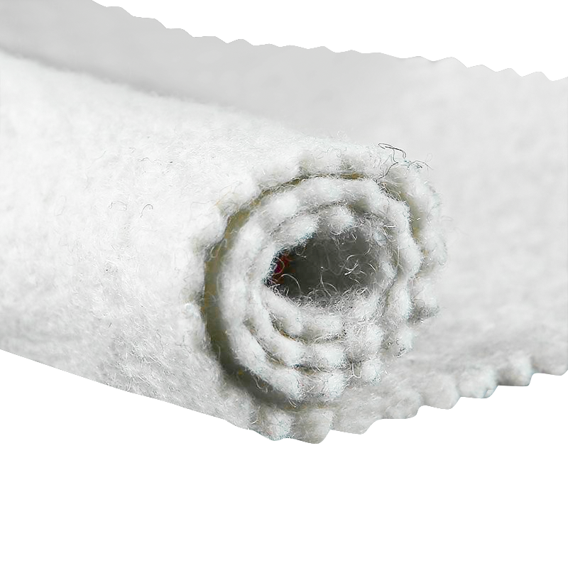 Géotextile non tissé à filament court en polyester pour le durcissement du béton