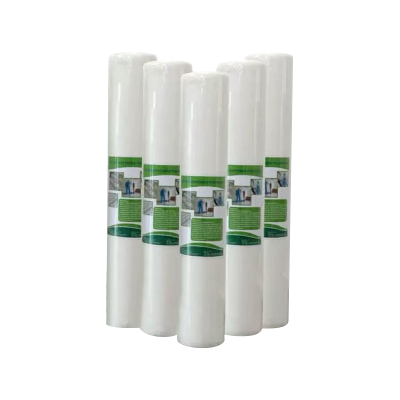 Polaire de protection blanche non tissée de 120 à 180 g/m2 pour revêtements de sol temporaires