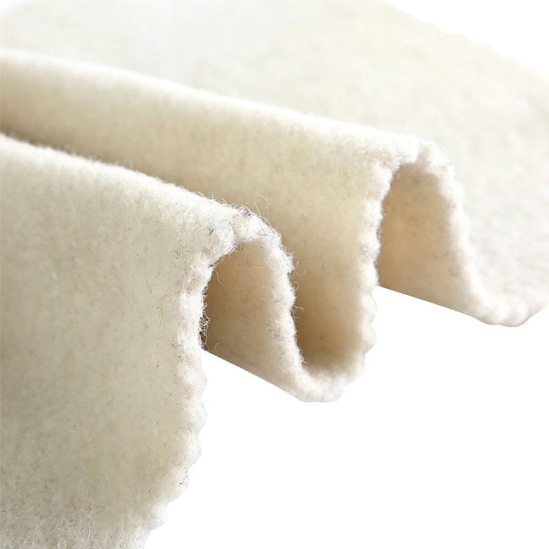 Géotextile blanc non tissé à haute perméabilité pour le drainage routier